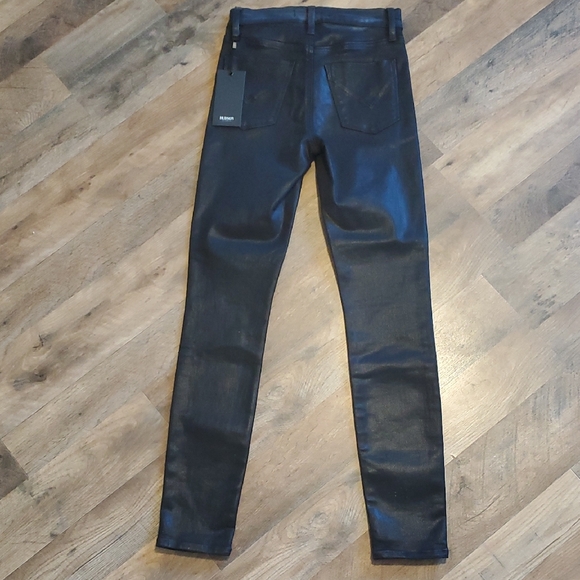 Hudson Jeans Black Coated Denim - Picture 6 of 6